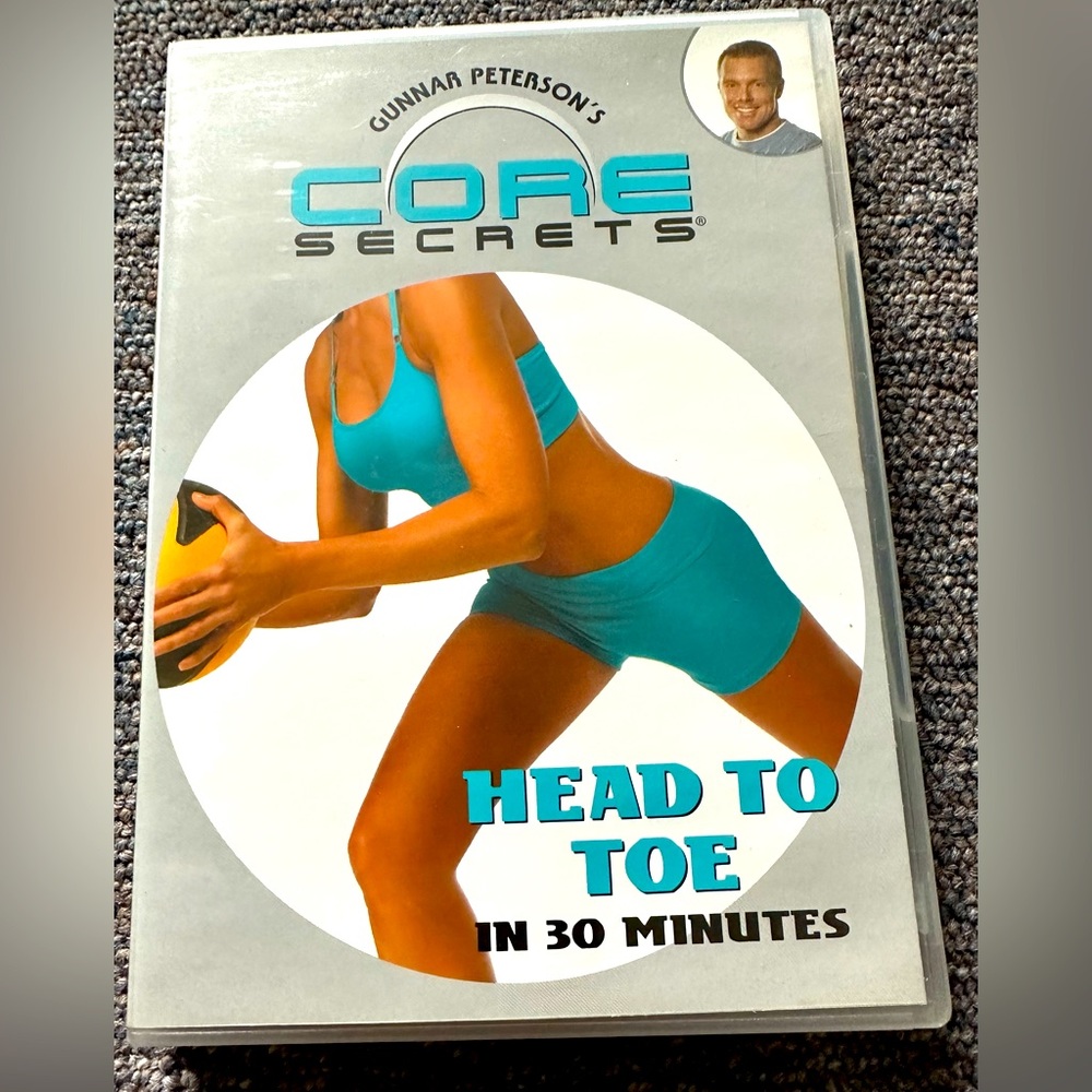 Gunnar Peterson's Core Secrets Head to Toe in 30 Minutes DVD guc no scratches